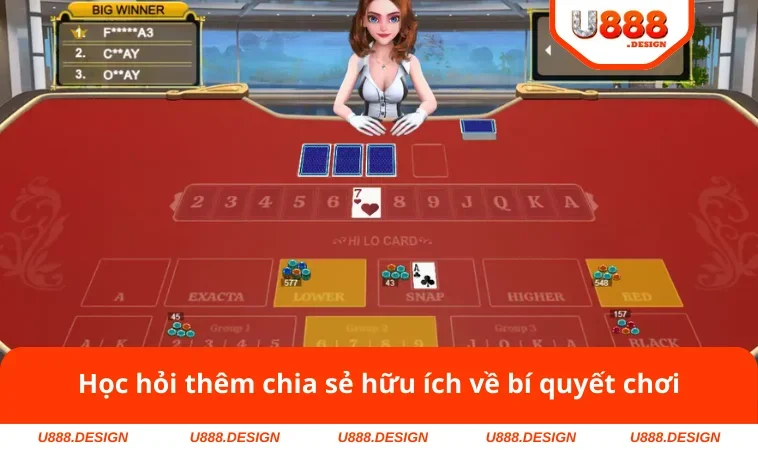 Học hỏi thêm chia sẻ hữu ích về bí quyết chơi