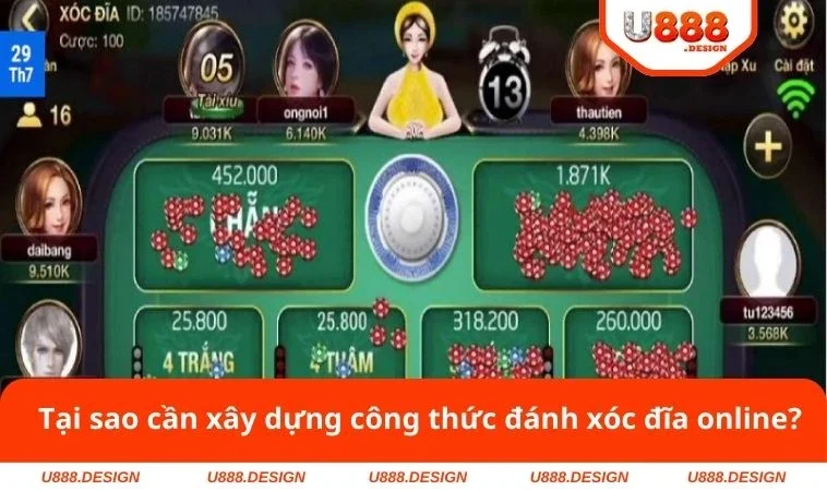 Tại sao cần xây dựng công thức đánh xóc đĩa online?