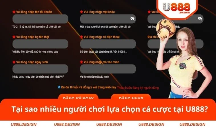 Tại sao nhiều người chơi lựa chọn cá cược tại U888?