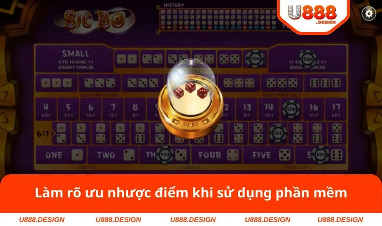 Làm rõ ưu nhược điểm khi sử dụng phần mềm