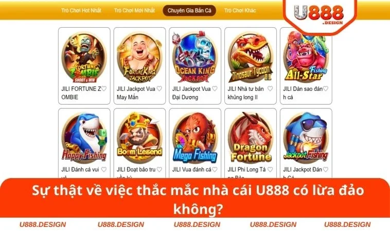 Sự thật về việc thắc mắc nhà cái U888 có lừa đảo không?