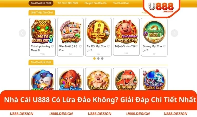 U888 Có Lừa Đảo Không